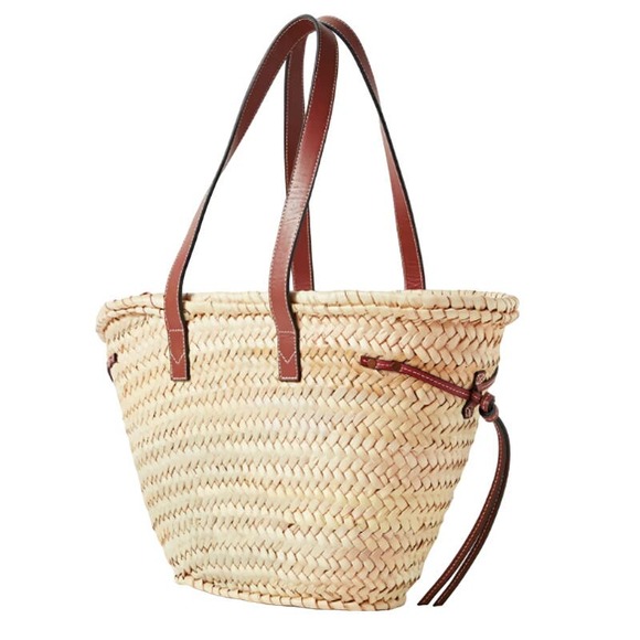 NEW ISABEL MARANT SUMMER STRAW BASKET BEACH TOTE BAG NWT - Picture 4 of 14